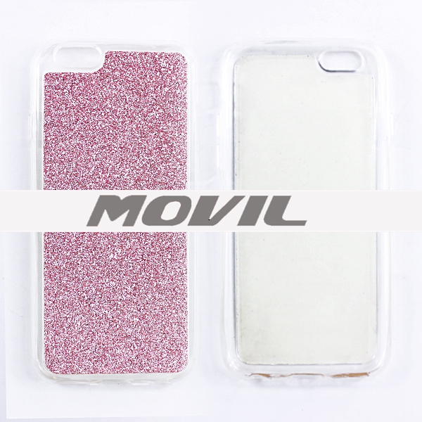 NP-2460 Funda de TPU con el polvo para Apple iPhone 6-11